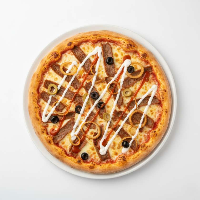 Kebab Pizza