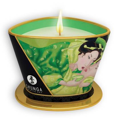 Shunga Zenitude Green Tea Massage Candle 170ml