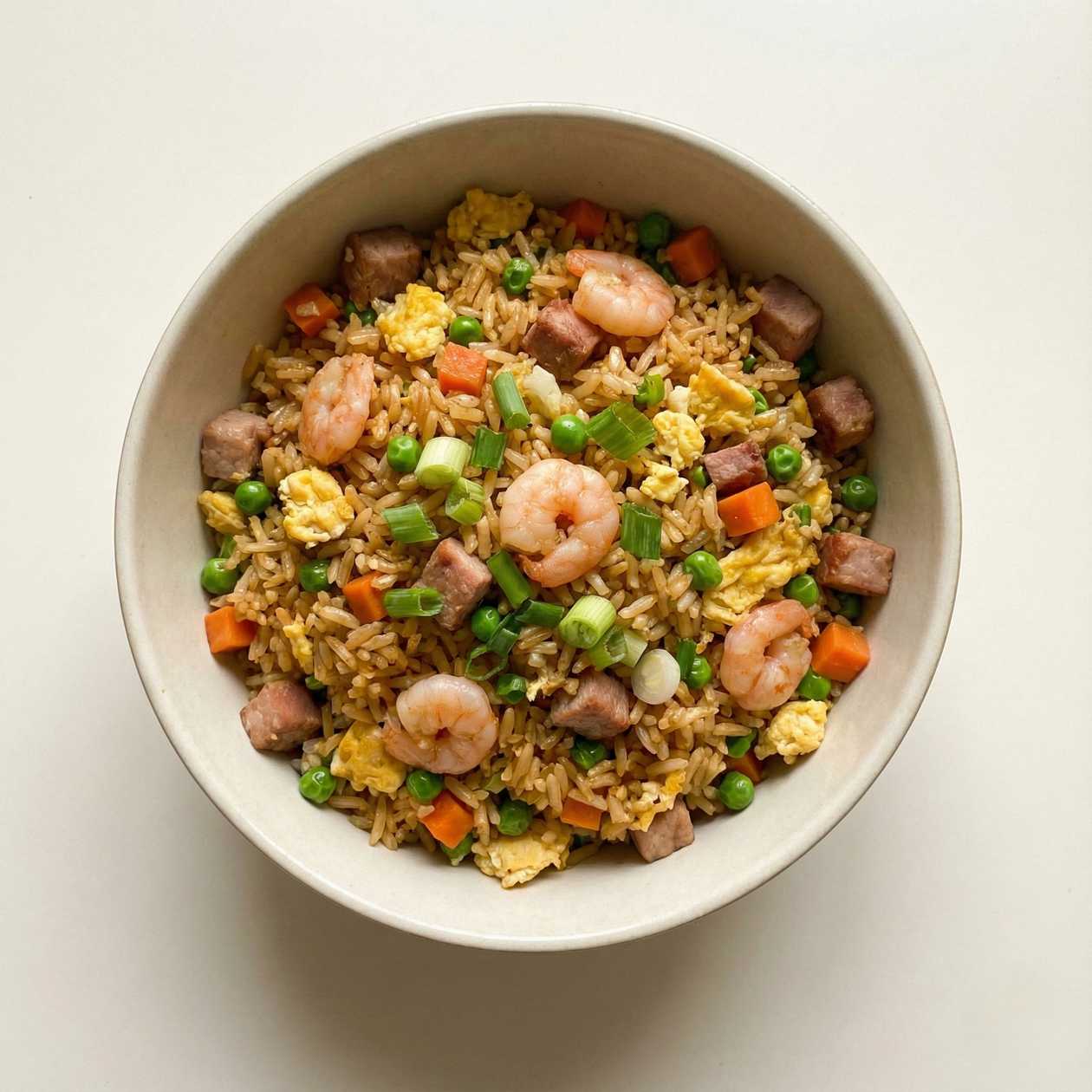 Oriental fried rice (Pork/Shrimps)