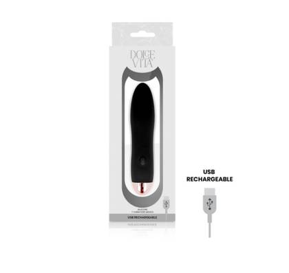 Dolce Vita Rechargeable Four Vibrator Black