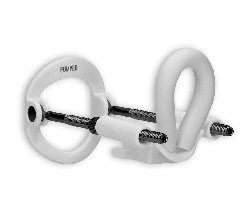 Penis Extender Pumped Traction Penis Extender White