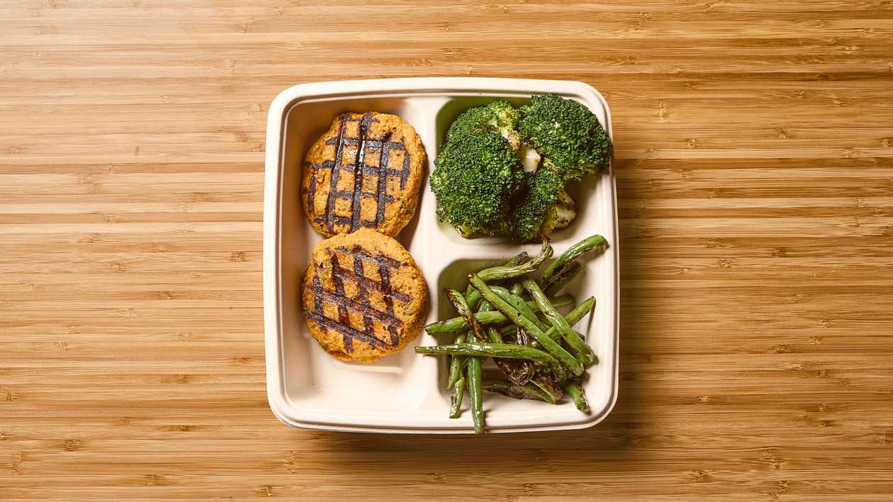 Plant-Based Patty Meal