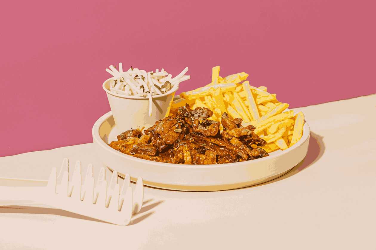 Garlic steak cu Cartofi Prajiti 180/150/50gr