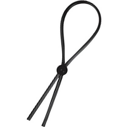 Black Erection Booster Adjustable Penis Ring