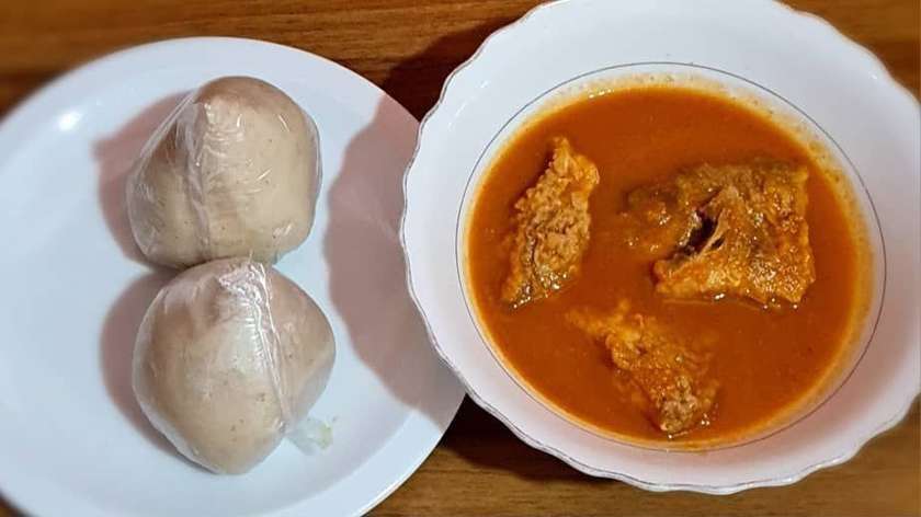 Banku with Fish Soup