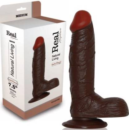 Real Rapture Earth Flavour Realistic Dildo 7.5'' Black