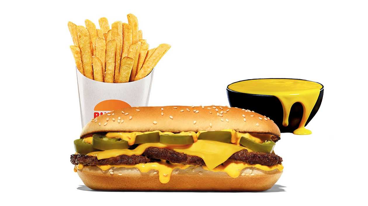 Long Chilli Cheese Beef / Chilli Chicken / Plant Based Menu