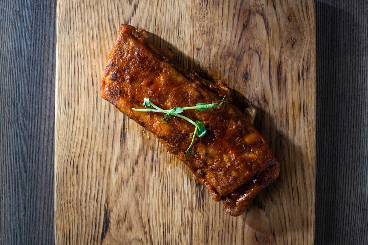 BBQ kiaulienos šonkauliai