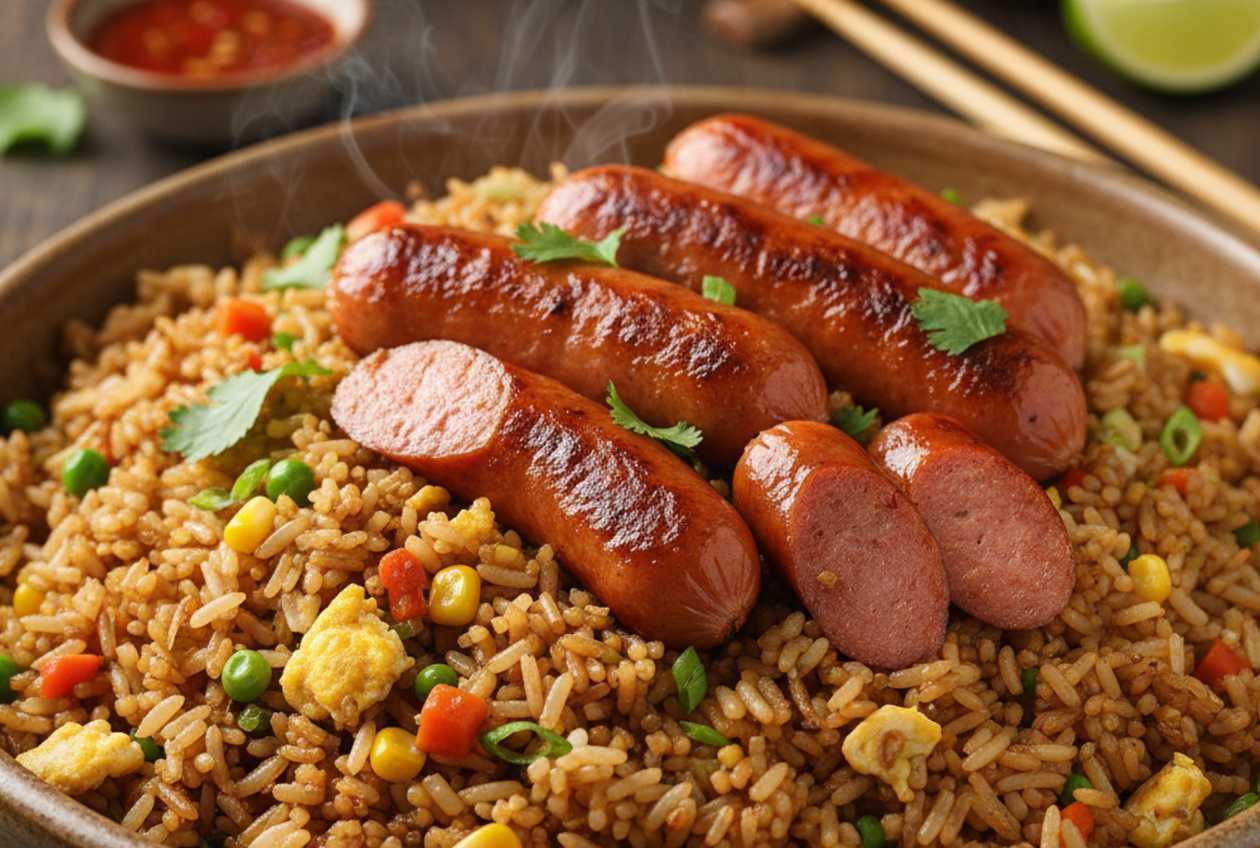 Fried Rice with Sausage