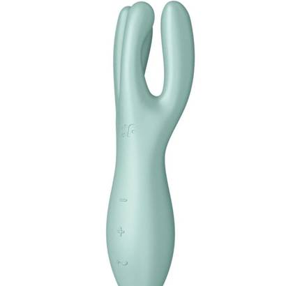 Satisfyer Threesome 3 Usb Vibration Clitoral Stimulator Mint