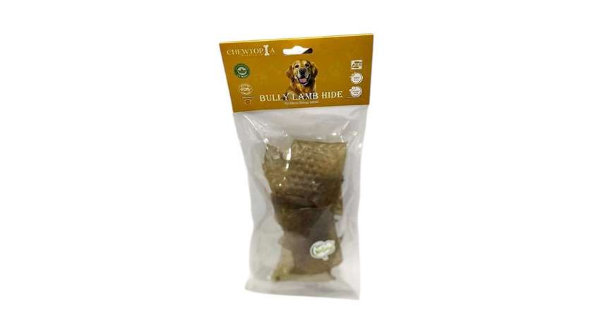 Chew Top Dried Lamb Skin for Dogs 50gr