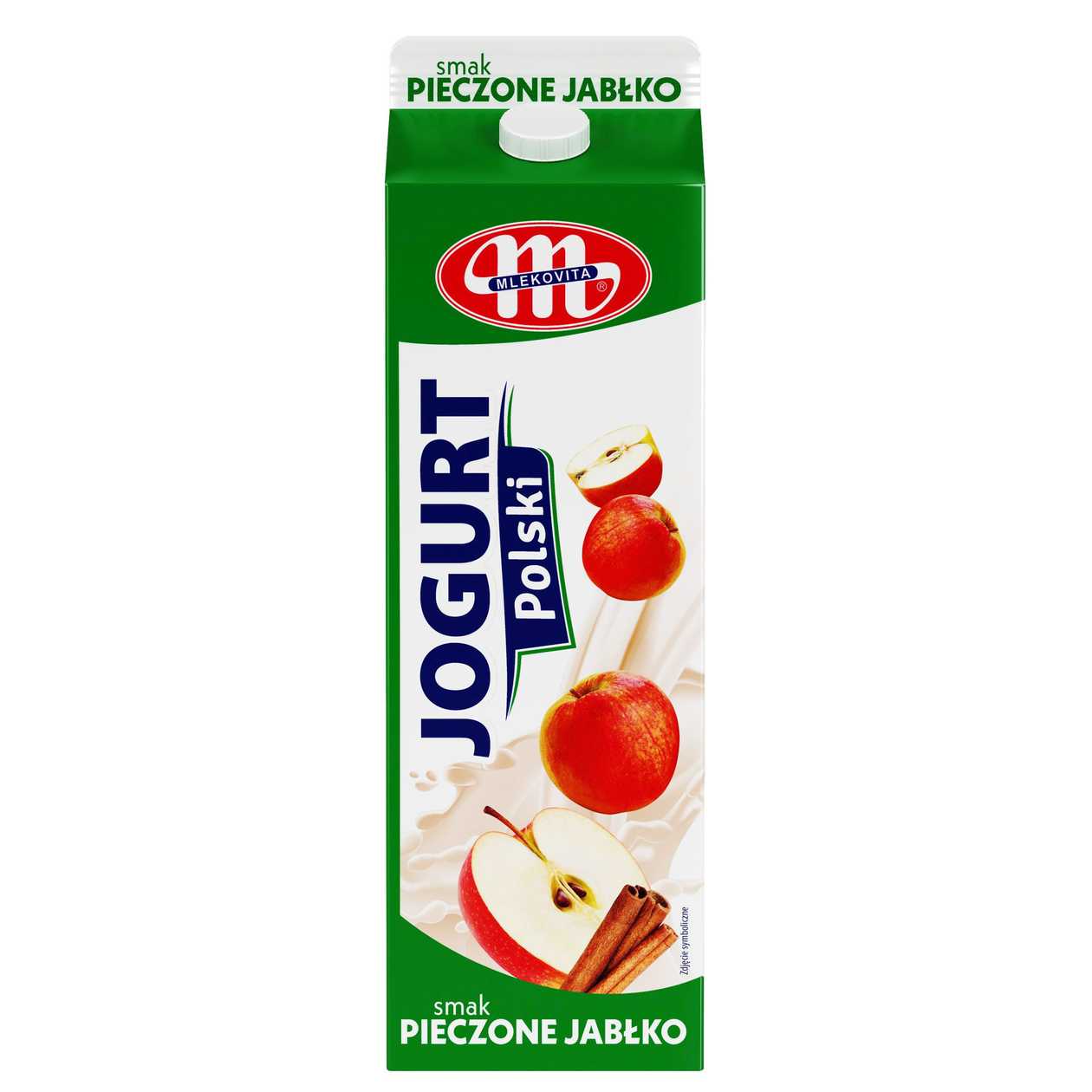 Jogurt Pieczone Jabłko Mlekovita 1kg (expires soon)