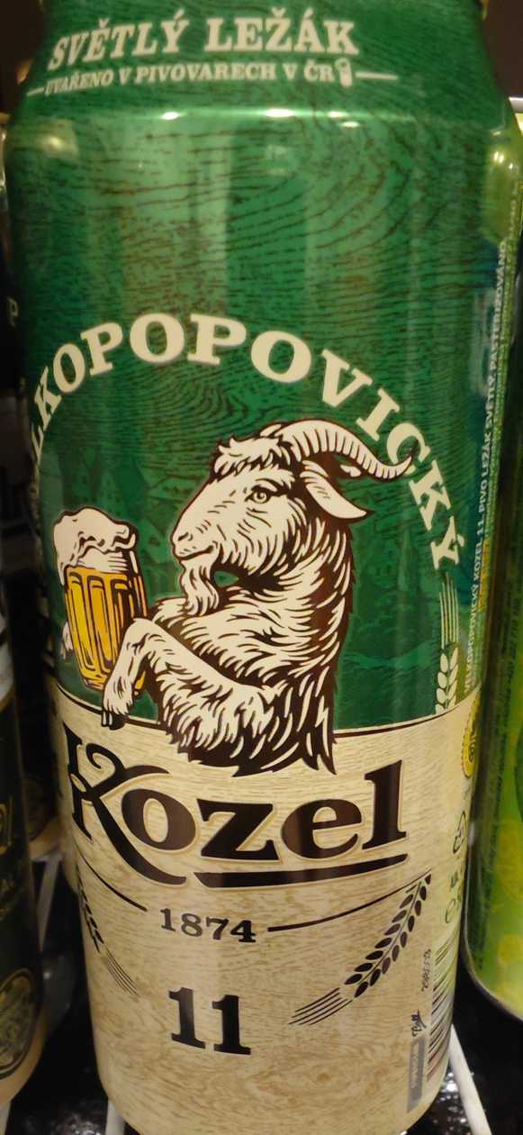Kozel 11° light beer