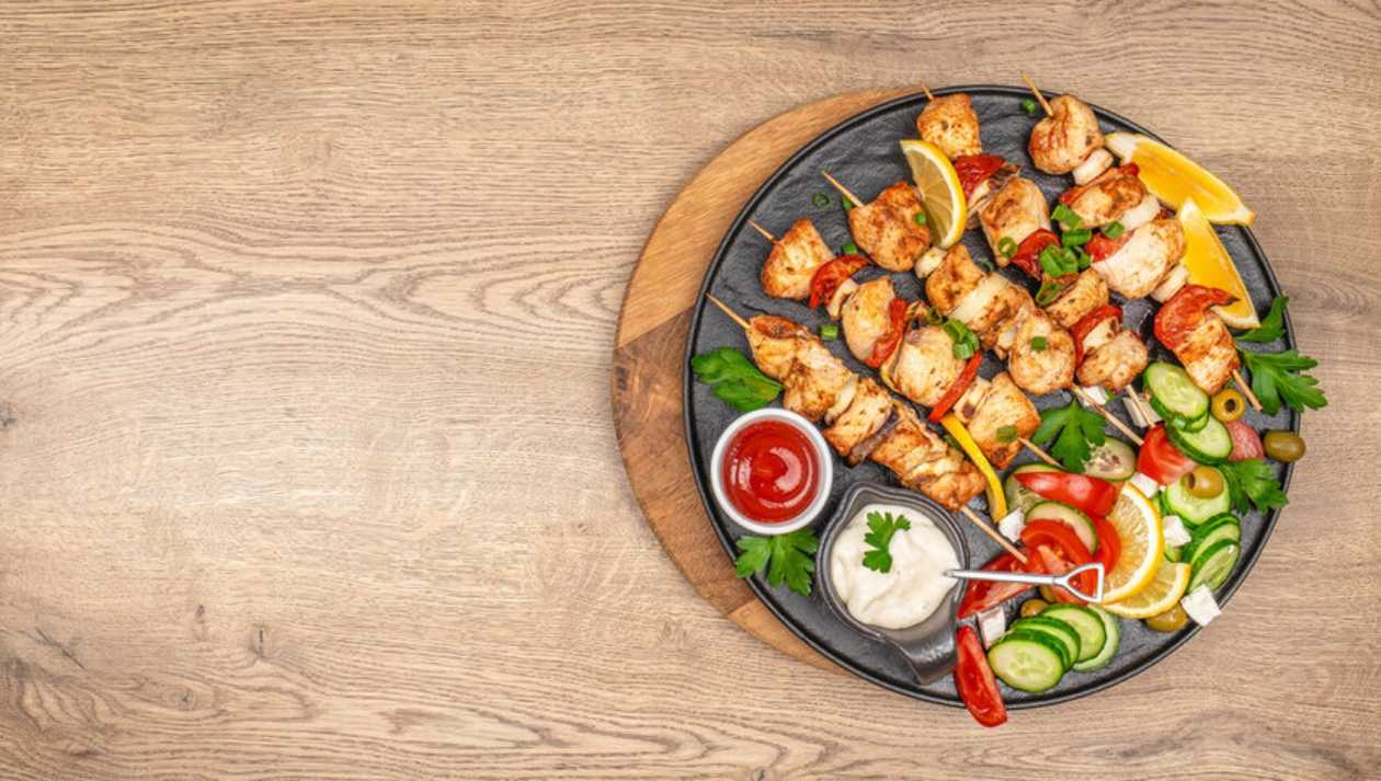 Chicken Skewers Platter