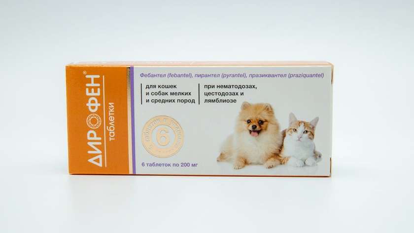 Dirofen Worm Medicine for Dogs and Cats (per piece)