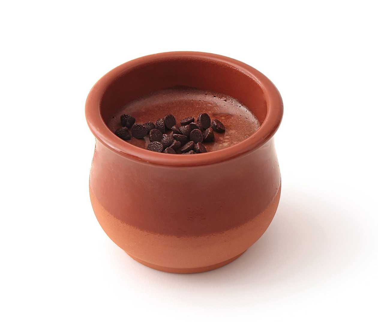 Mousse de Chocolate em Taça de Barro