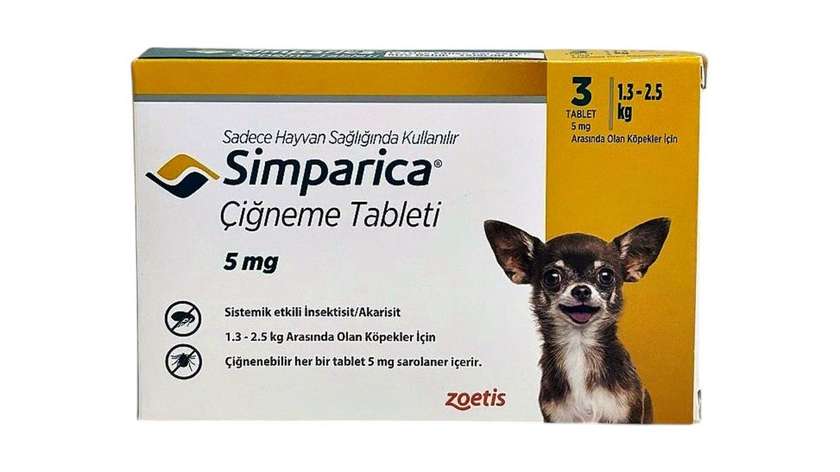 Simparica 1.3-2.5kg 1 tablet for dogs