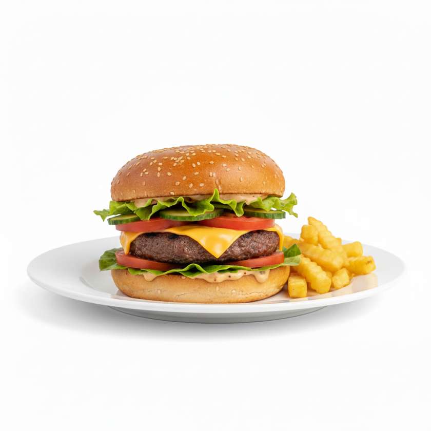 Burger with Beef