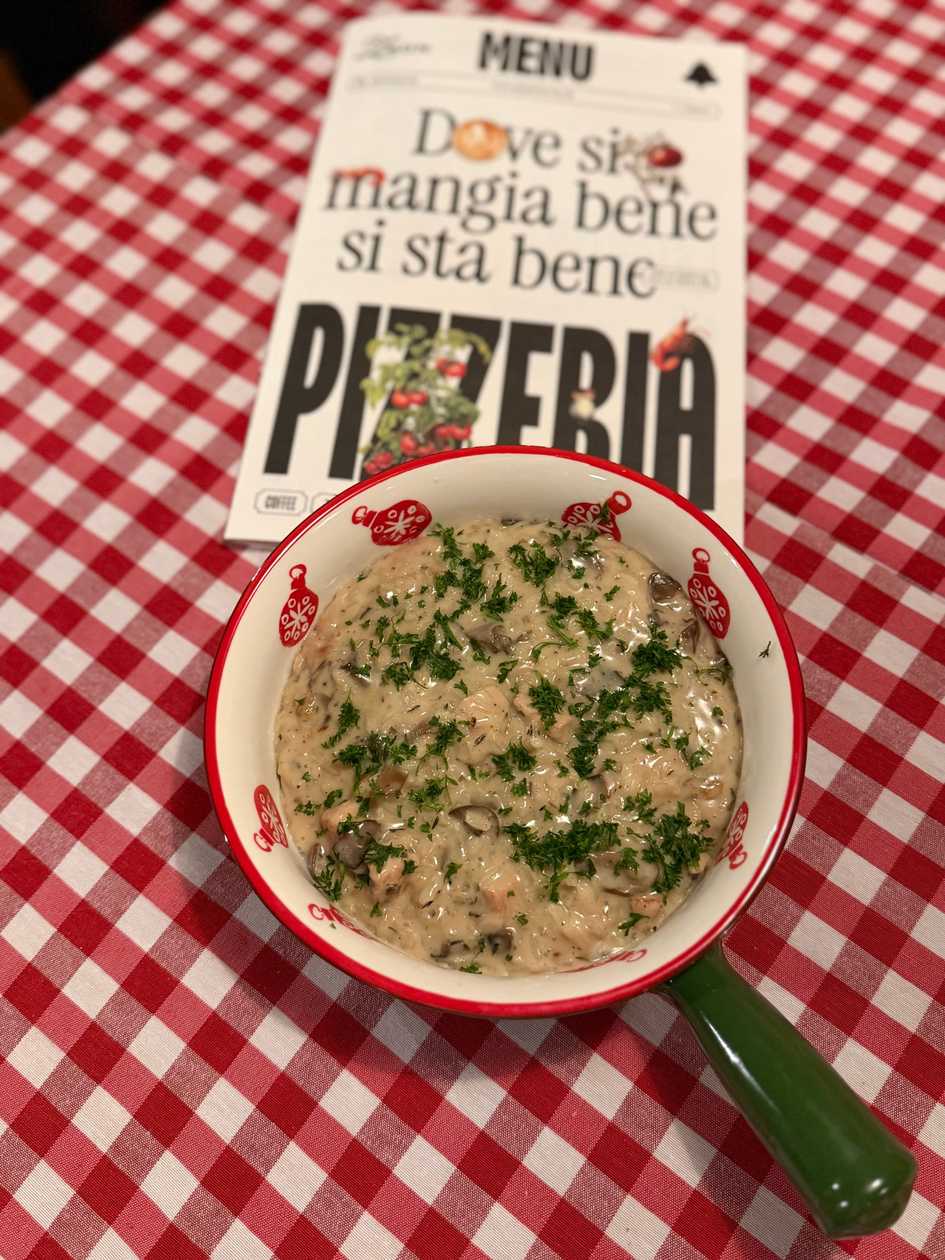 Mushroom Risotto with Chicken