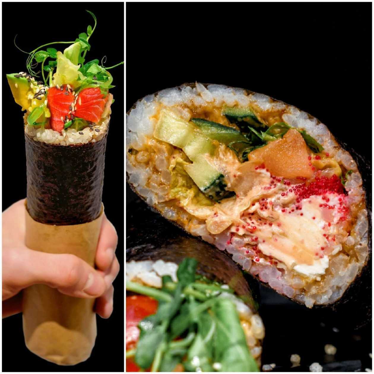HandRoll з лососем