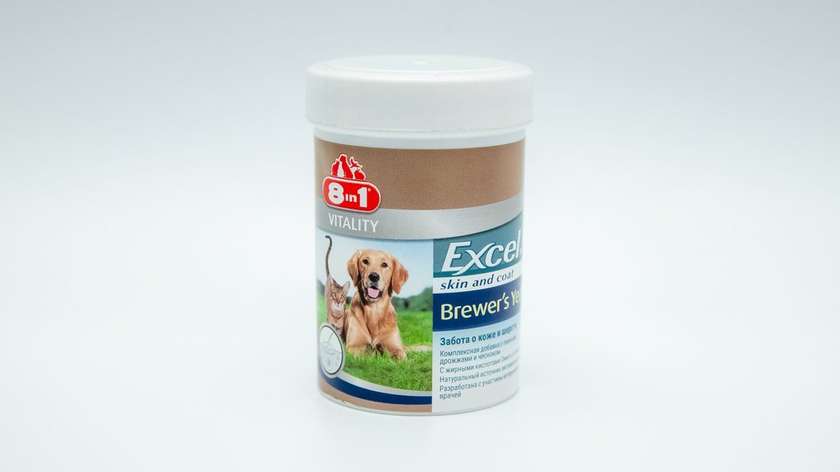 8in1 Excel Brewers Yeast with Vitamins for Dogs and Cats