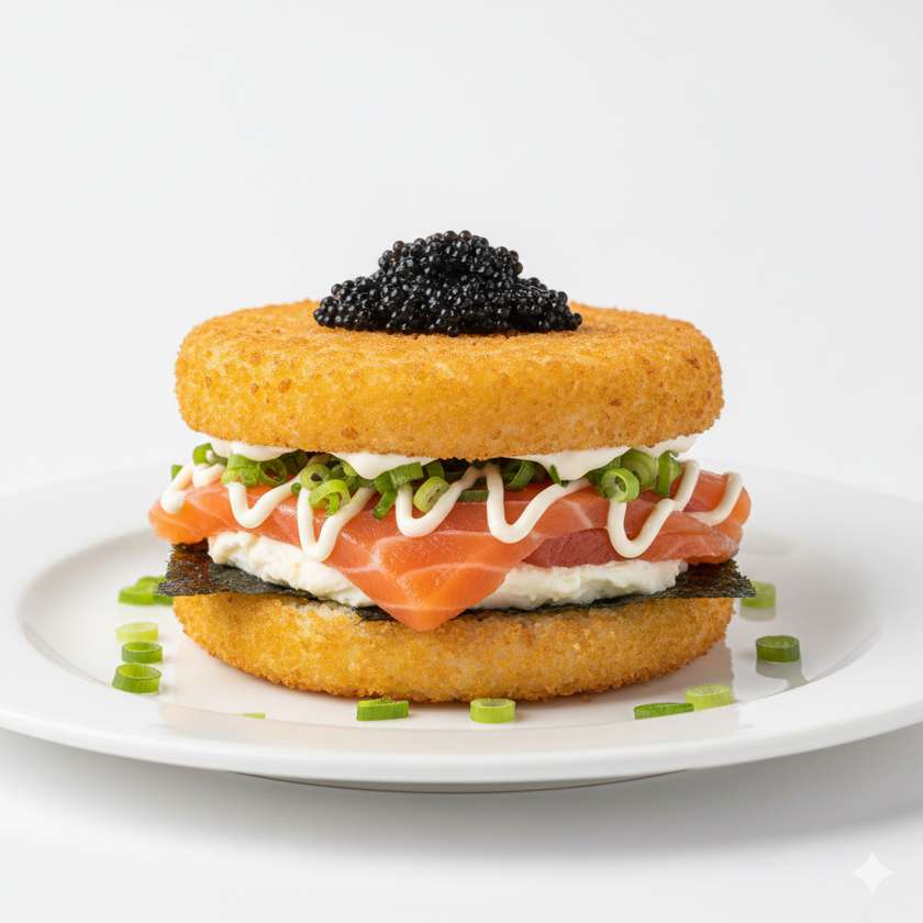 Samurai Sushi Burger Salmon