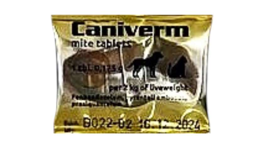 Caniverm Dewormer for Dogs and Cats up to 2 kg