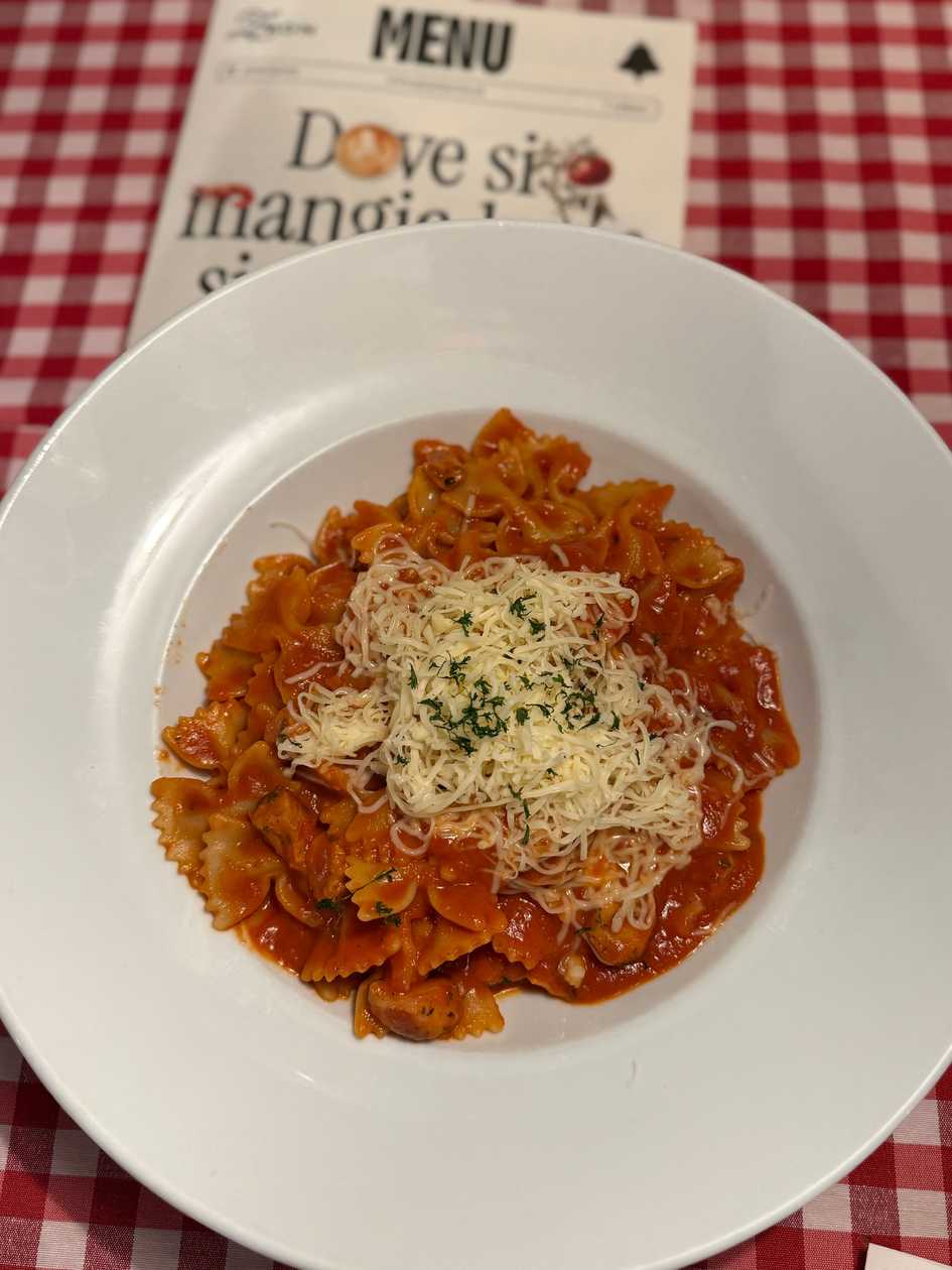Farfalle pollo