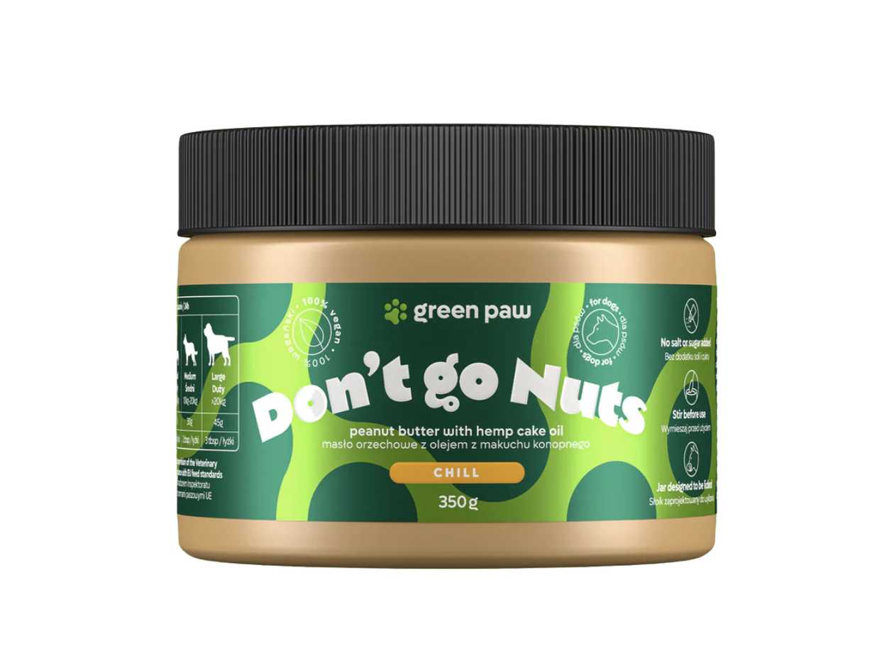Green Paw - Peanut Butter with Hempseed Oilcake Oil 350g