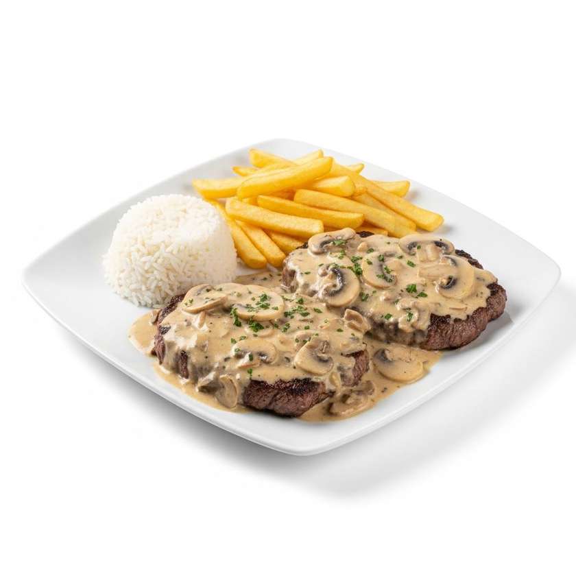 Bifinhos a Champignon 2 Pessoas