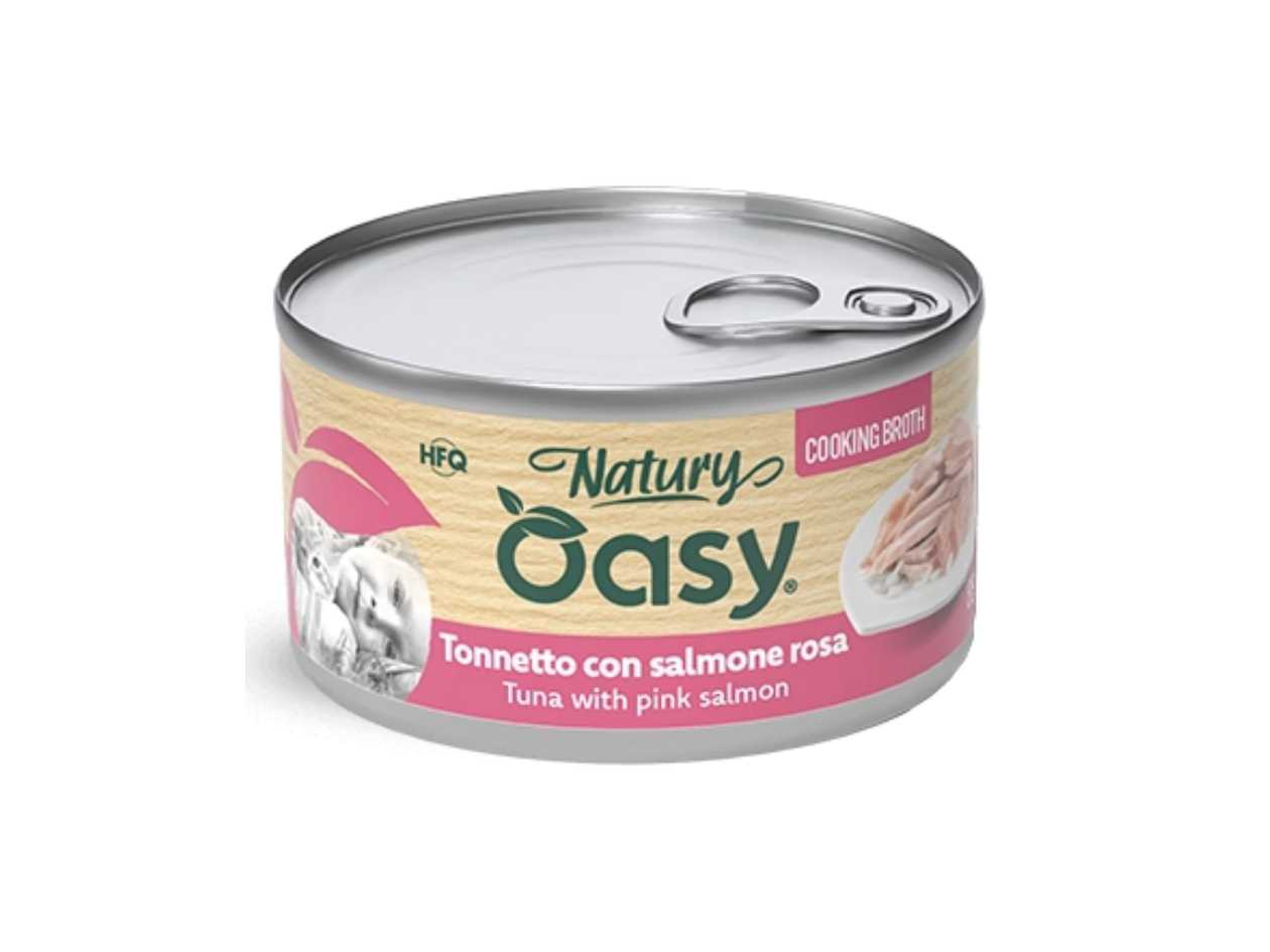 Oasy Natury Tuna with Salmon Cooking Broth 85g