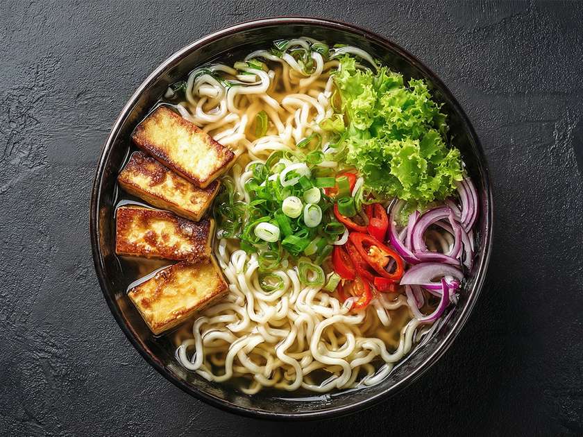 Supa ramen cu tofu