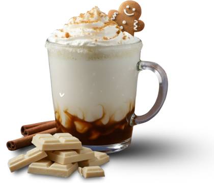 Perníková biela horúca čokoláda