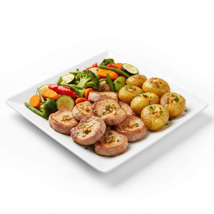 Lombinhos com Batata a Murro 2Pessoas