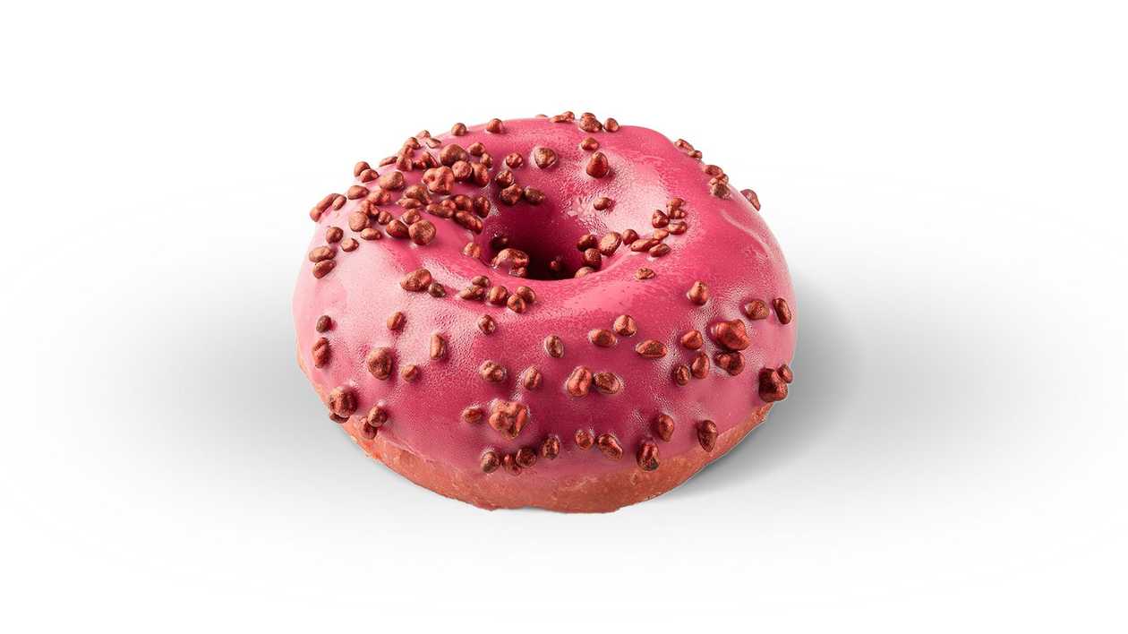 Donut with cherry filling, 65g