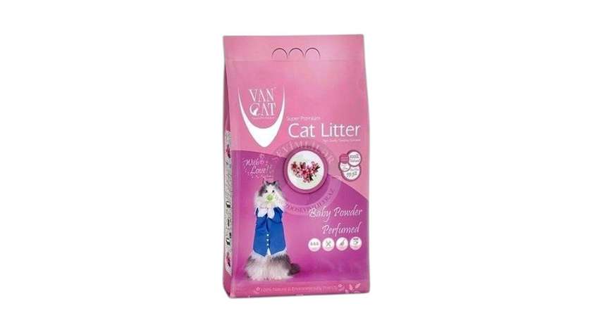 Van Cat Baby Powder Scented Clumping Cat Litter - 20 Liters