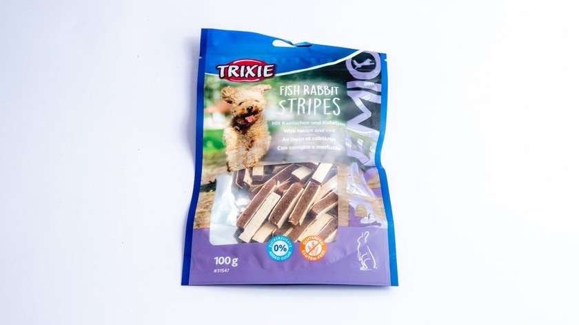 Trixie Stripes with Rabbit and Fish 100g