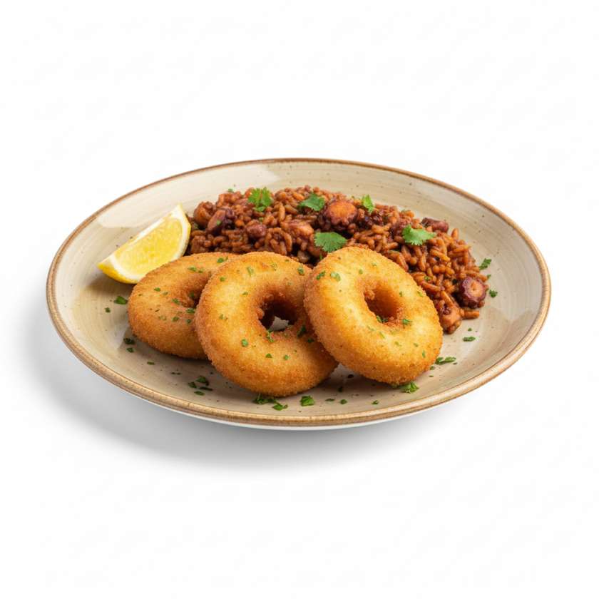 Filetes de Polvo com arroz do Mesmo 1 Pessoa