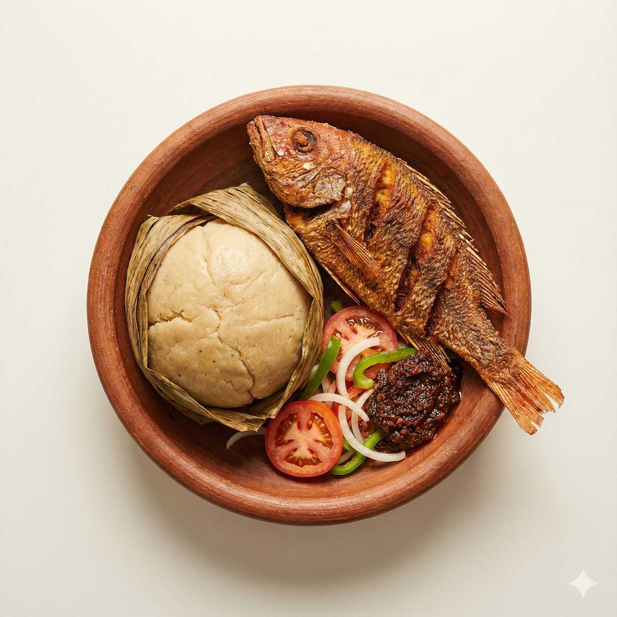 fante kenkey and redfish full