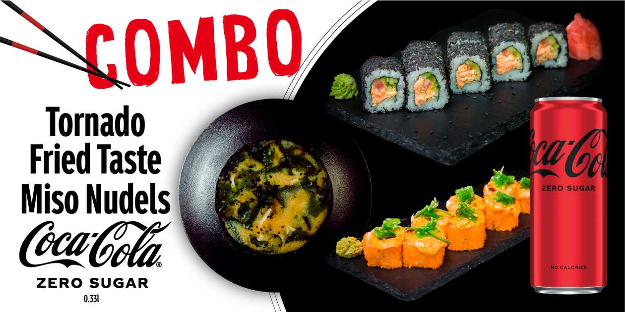 Tornado+Fried Taste+Miso nudels+Cola 0.330