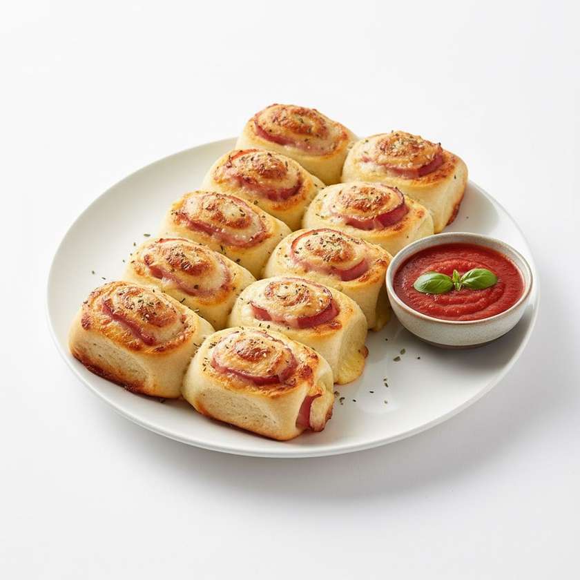 Pizza rožky šunkové