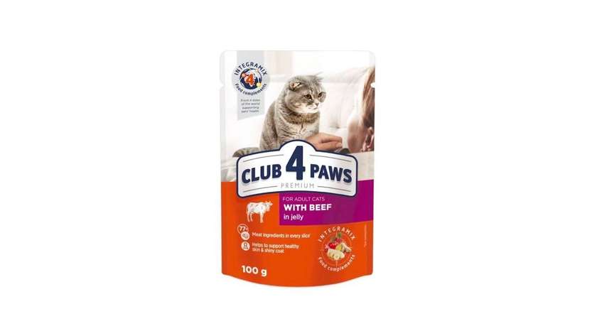 Club 4 Paws Beef for Cats 500g