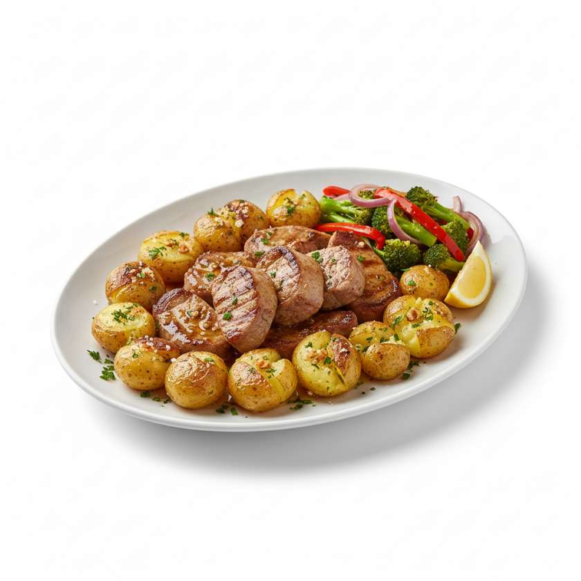 Lombinhos com Batata a Murro 2Pessoas