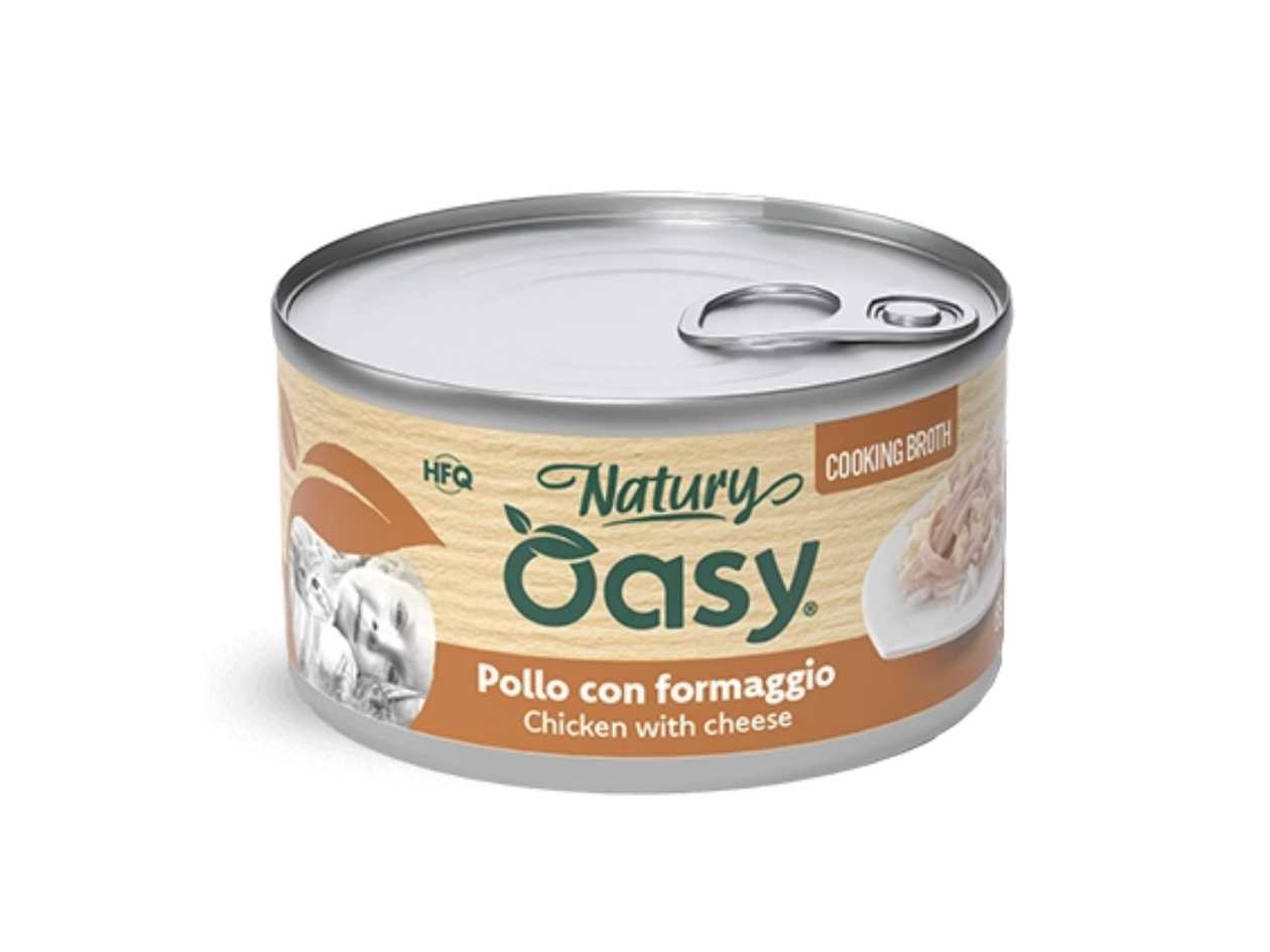 Oasy Natury Chicken with Cheese Cooking Broth 85g
