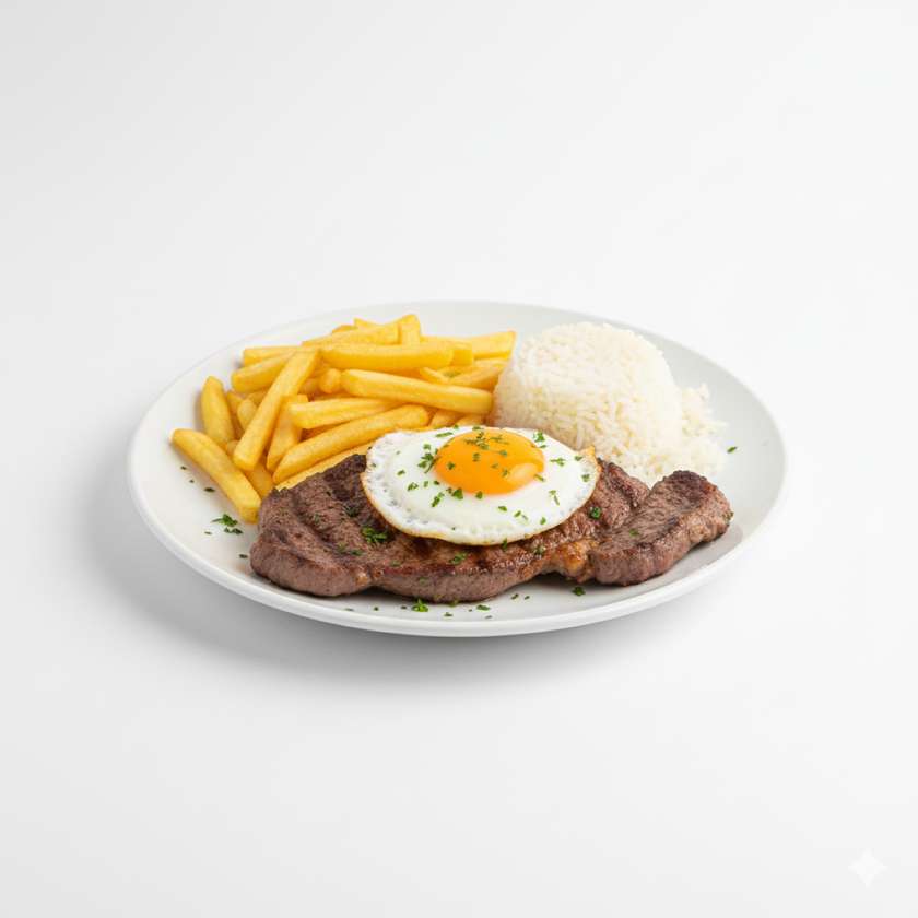 Prego em Prato do Lombo