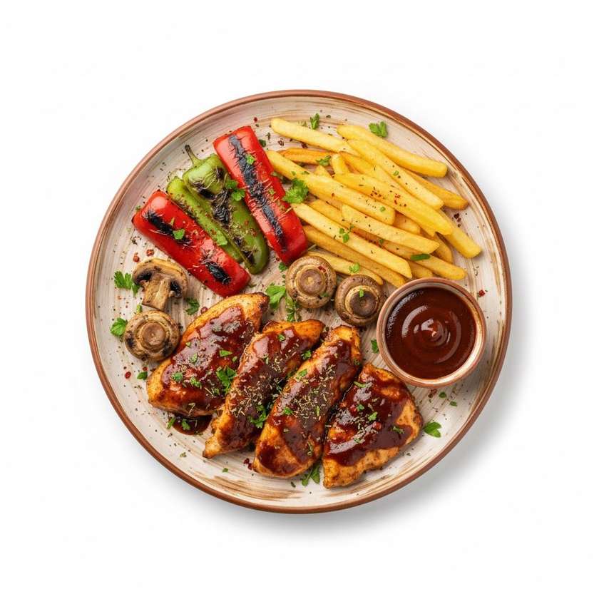 Chicken with BBQ Sauce