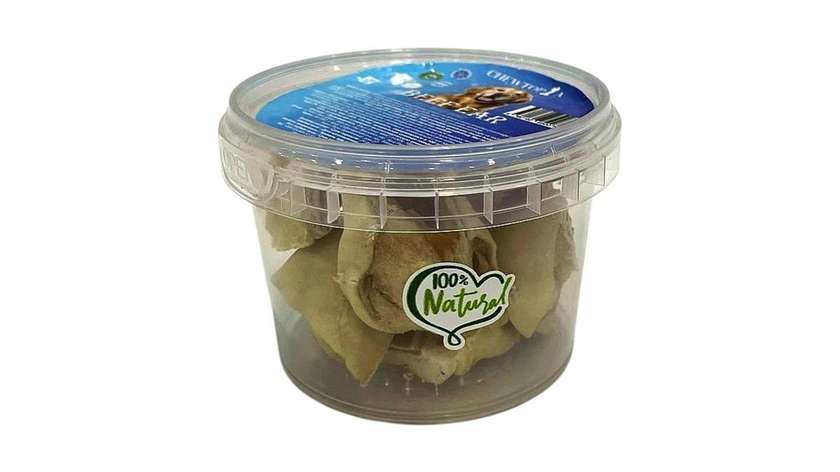 Chew Top Dried Cow Ears for Dogs 100g
