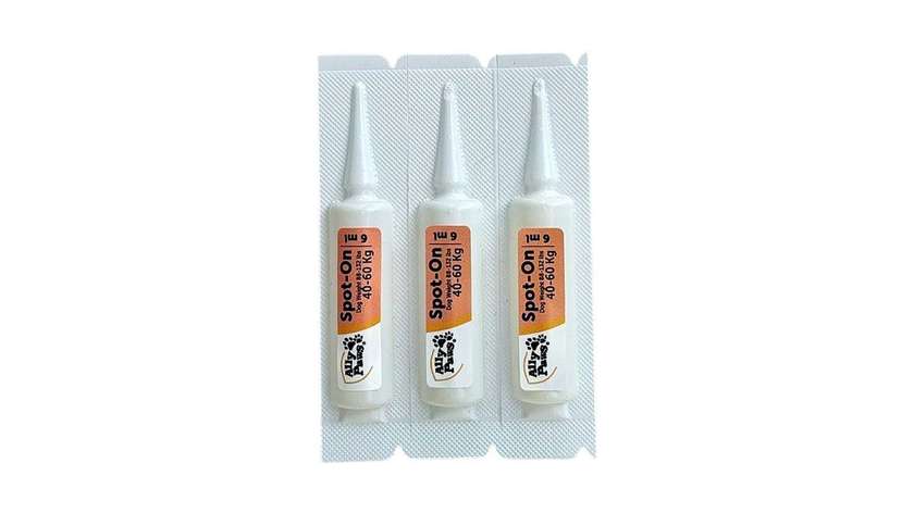 AllyPaws Stop-On Flea Drops for Dogs 40-60kg