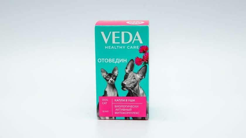 Veda Otovedin Ear Drops for Dogs and Cats