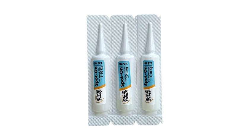 AllyPaws Spot-On Flea Drops for Dogs 1-10kg